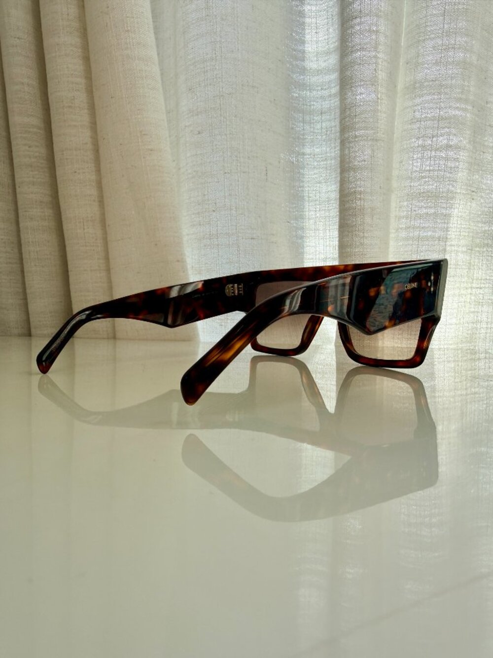 Celine 3 Dots flat-top sunglasses - Picture 2 of 7